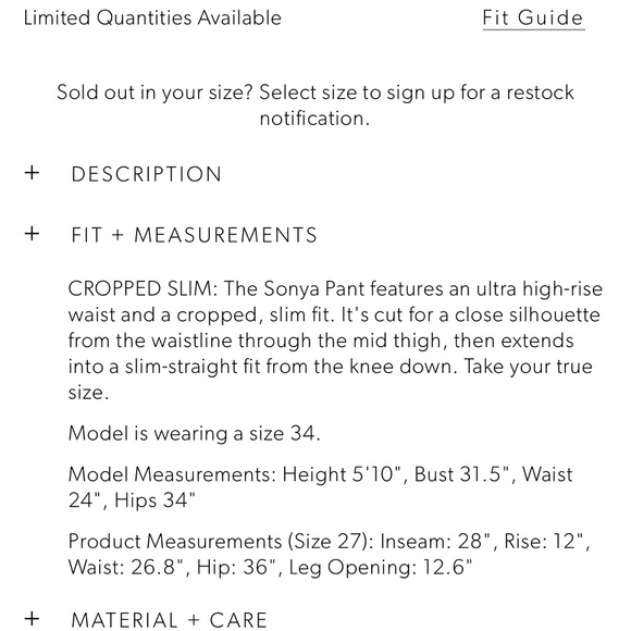 NEW Anine Bing Sonya Pant Black Faux Leather Slim Straight Fit Leg Trouser size - Picture 4 of 16